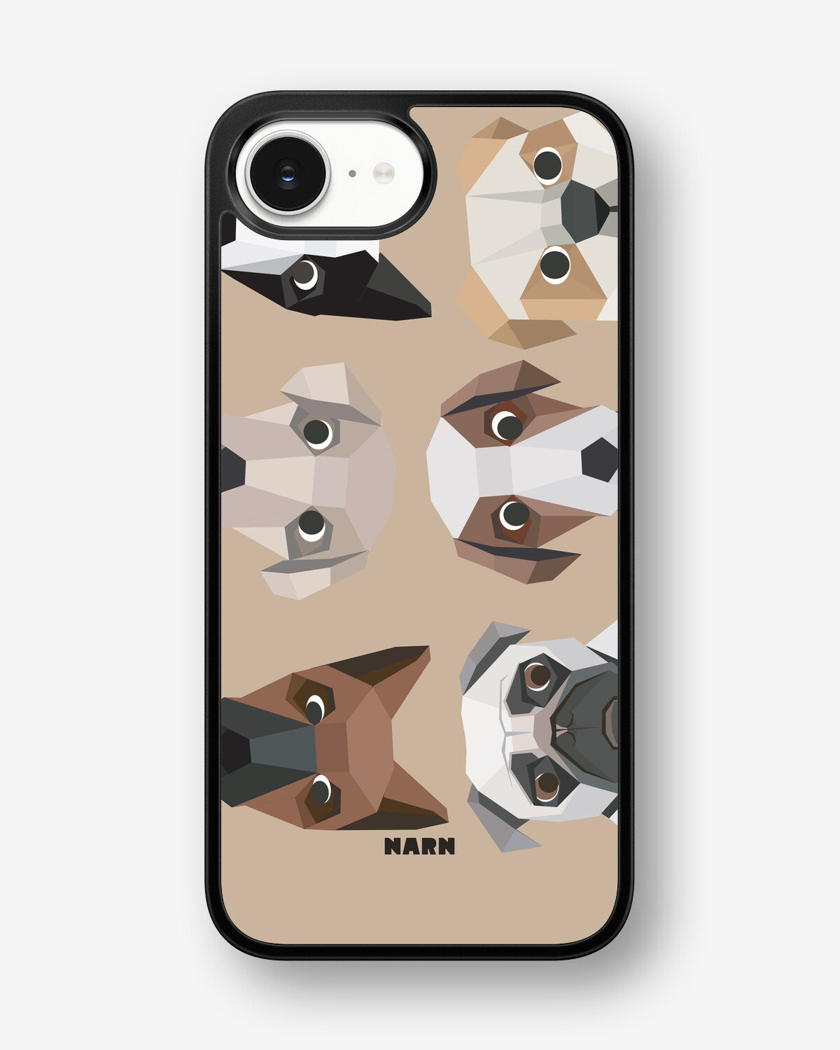 iPhone 16e Hard Case – Cute Dogs - View 1
