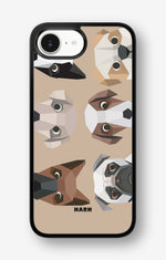 iPhone 16e Hard Case – Cute Dogs - View 1