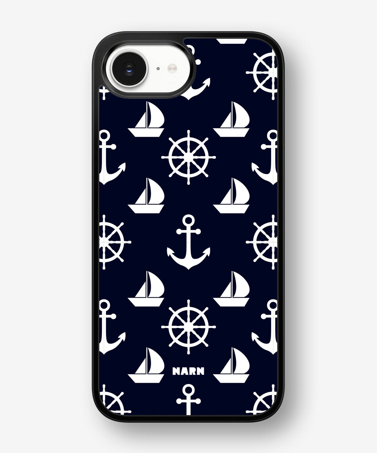 iPhone 16e Hard Case – Deep Blue Voyage - View 1