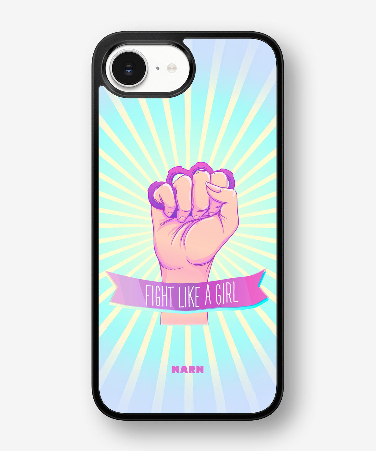 iPhone 16e Hard Case – Fight Like A Girl - View 1