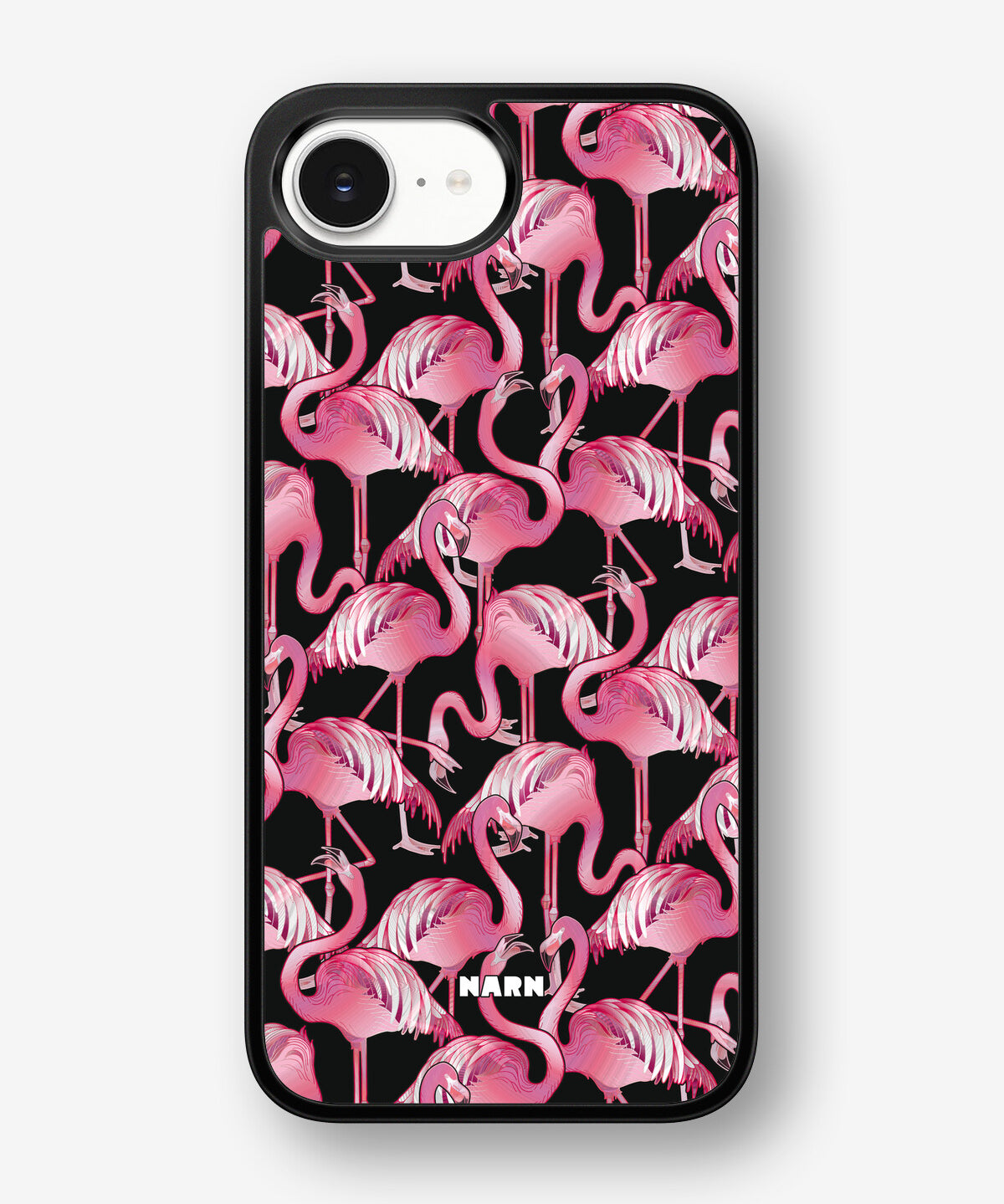 iPhone 16e Hard Case – Flamingos - View 1