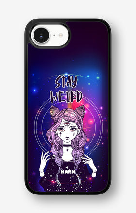 iPhone 16e Hard Case – Galactic Weird - View 1