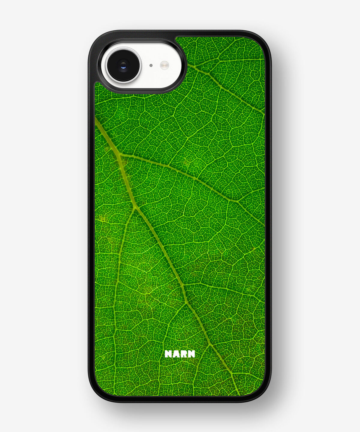 iPhone 16e Hard Case – Green Leafy - View 1