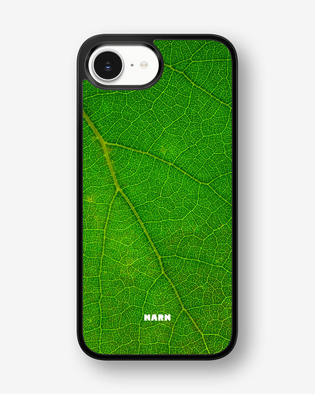 iPhone 16e Hard Case – Green Leafy - View 1