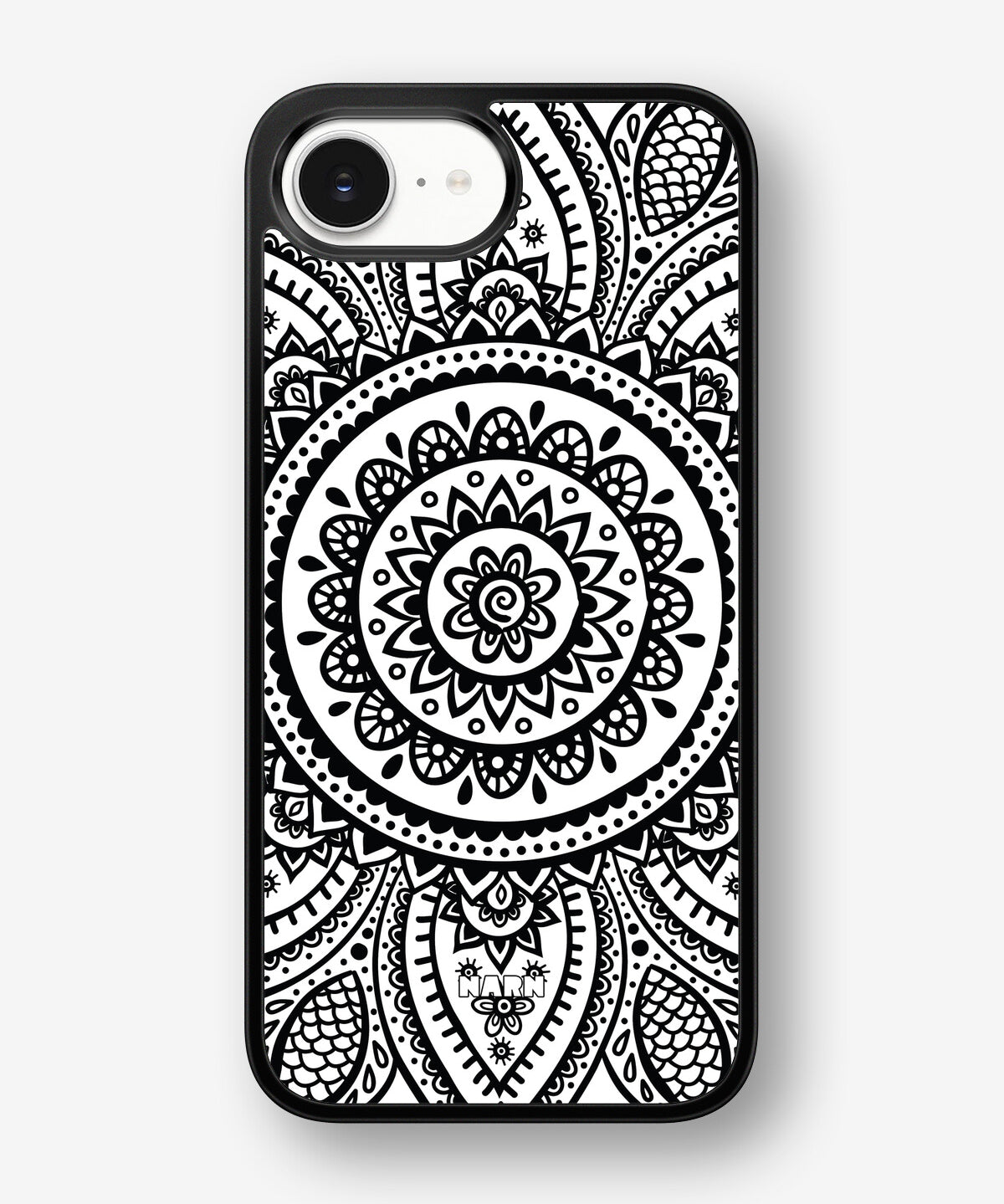 iPhone 16e Hard Case – Henna Mandala - View 1