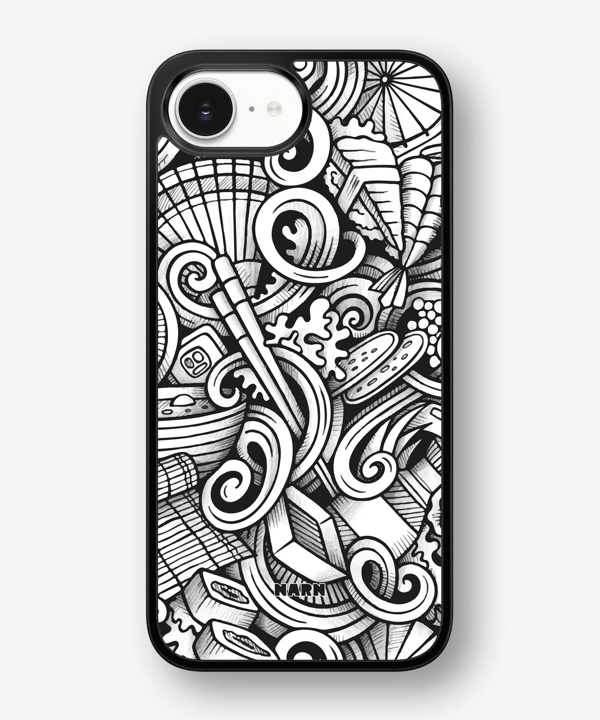iPhone 16e Hard Case – Japanese Pattern - View 1