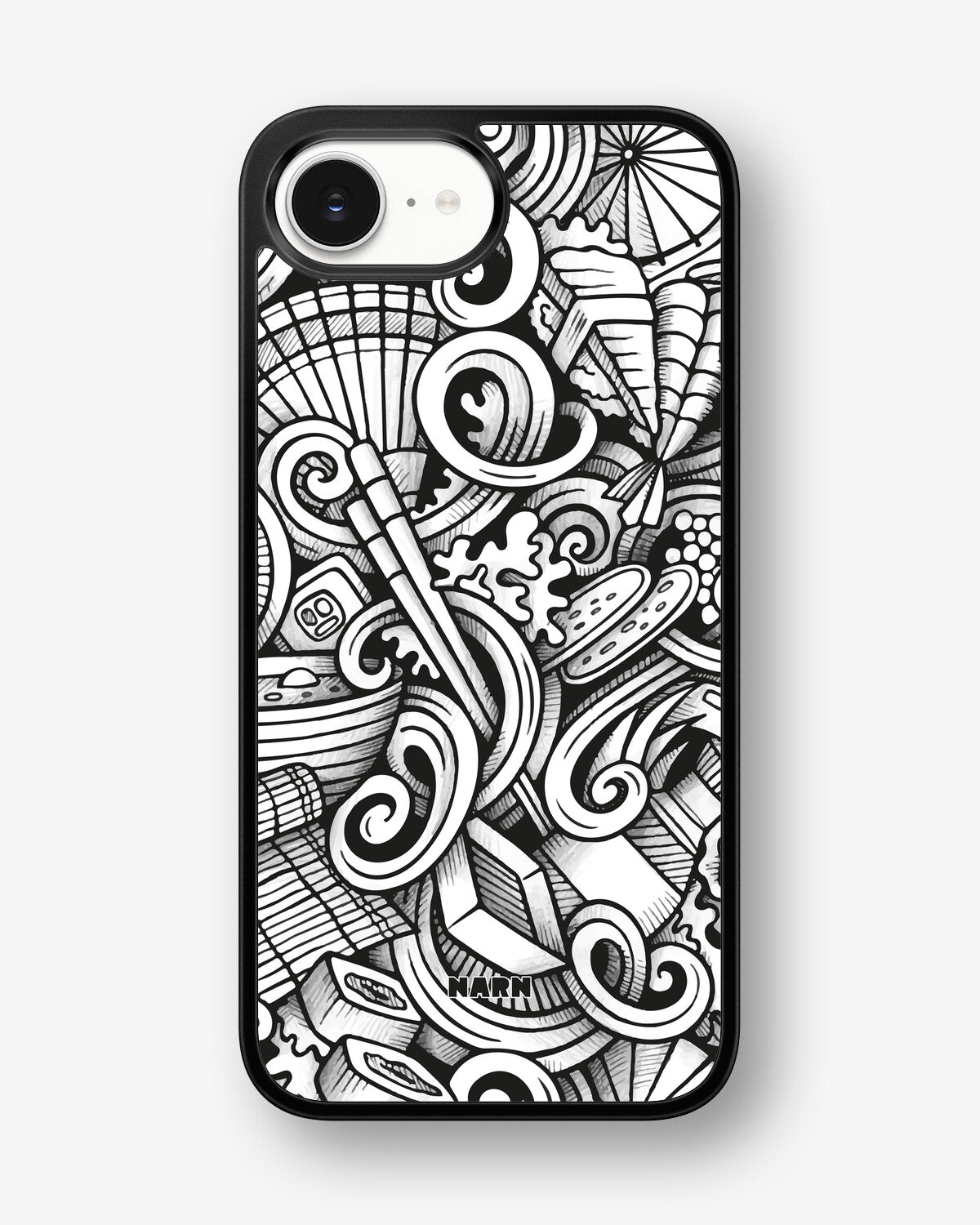 iPhone 16e Hard Case – Japanese Pattern - View 1