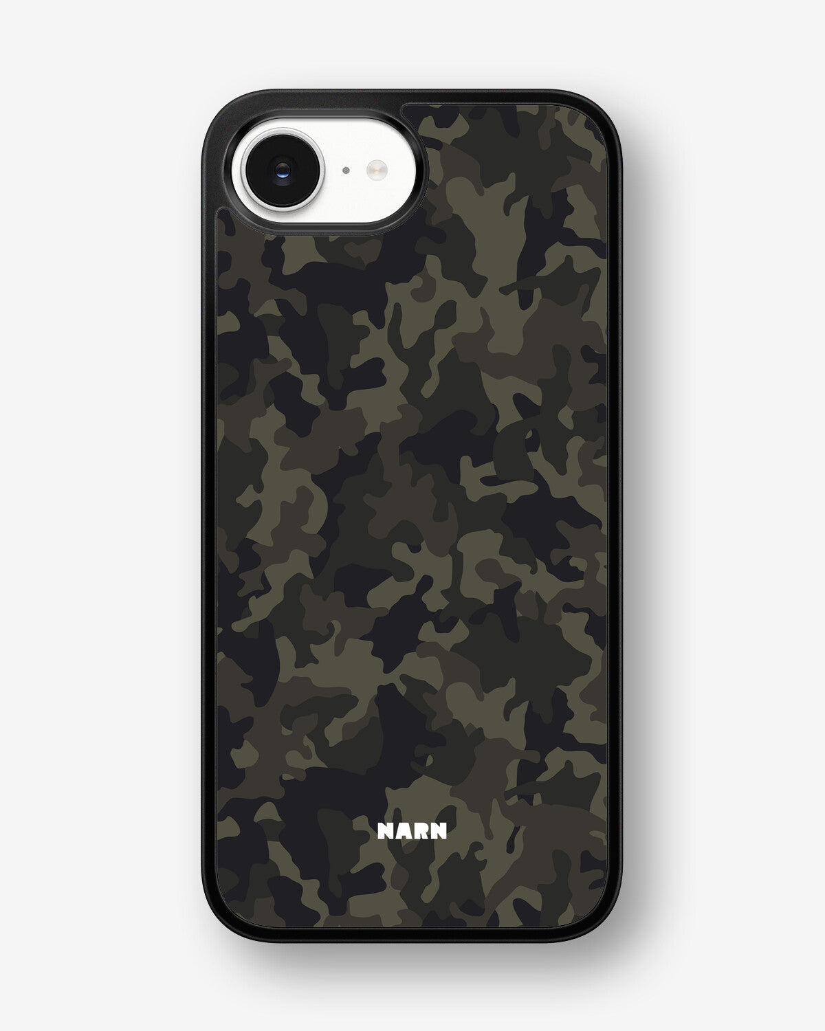 iPhone 16e Hard Case – Jungle Green Camo - View 1