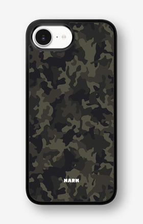 iPhone 16e Hard Case – Jungle Green Camo - View 1