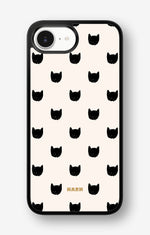 iPhone 16e Hard Case – Kitty Dots - View 1