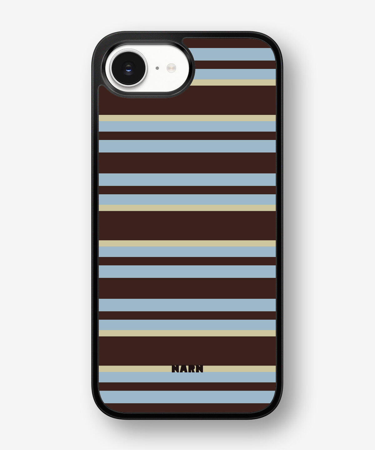 iPhone 16e Hard Case – Latte Lines - View 1