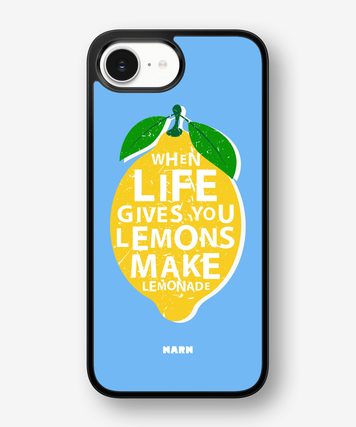iPhone 16e Hard Case – Lemon Quote - View 1