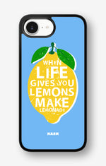 iPhone 16e Hard Case – Lemon Quote - View 1
