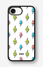 iPhone 16e Hard Case – Lightning Bolts - View 1
