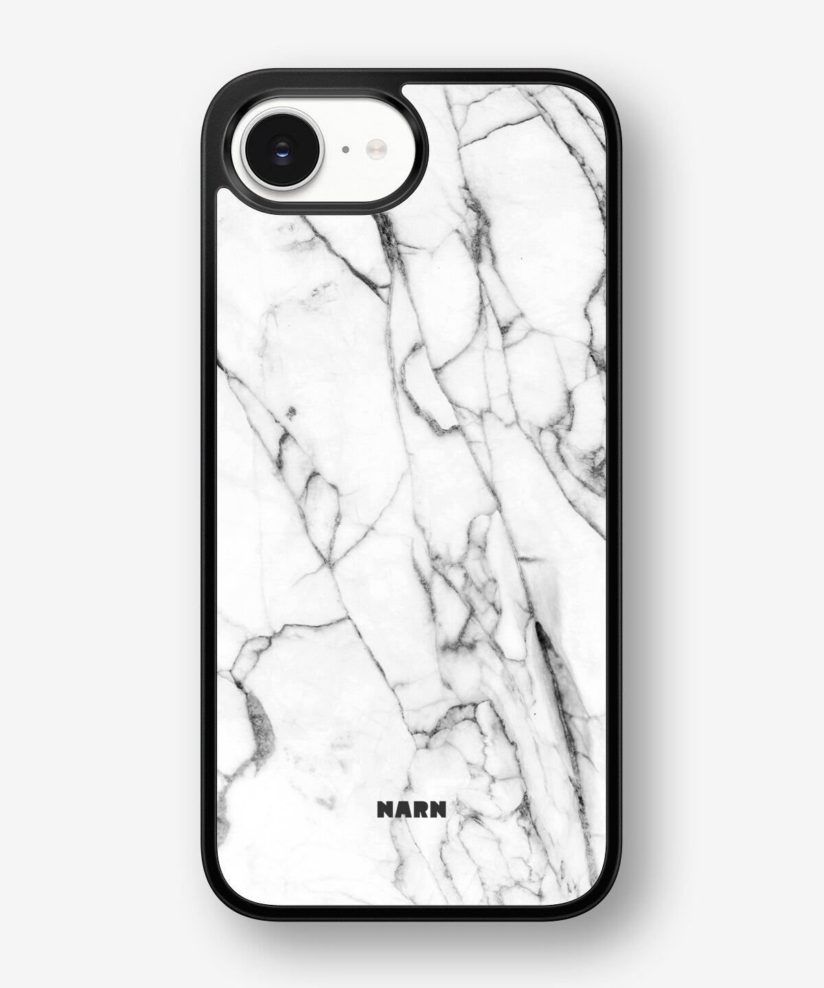 iPhone 16e Hard Case – Milky Marble - View 1