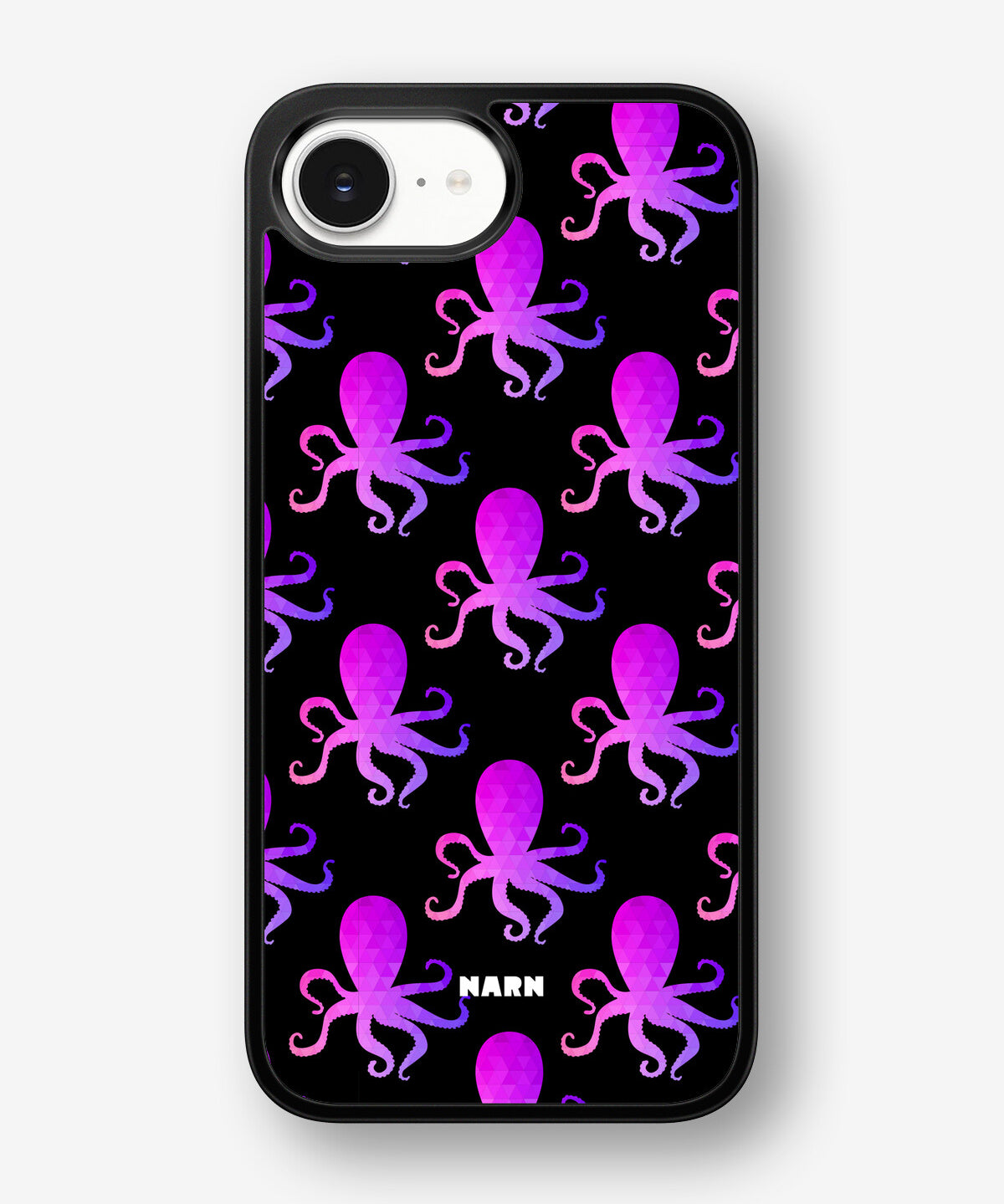 iPhone 16e Hard Case – Octopus Pattern - View 1