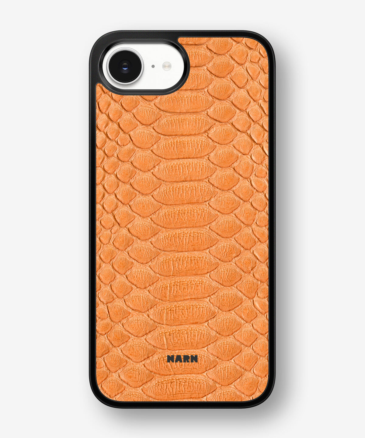 iPhone 16e Hard Case – Orange Snake - View 1