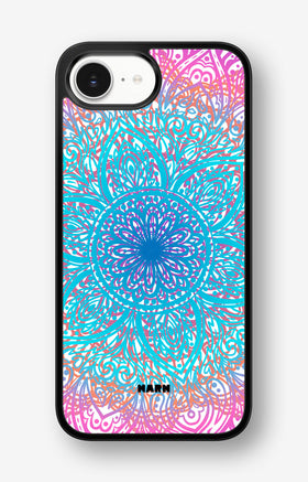 iPhone 16e Hard Case – Pastel Mandala - View 1