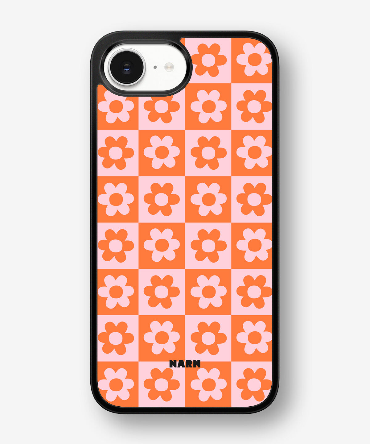 iPhone 16e Hard Case – Peach Petals - View 1