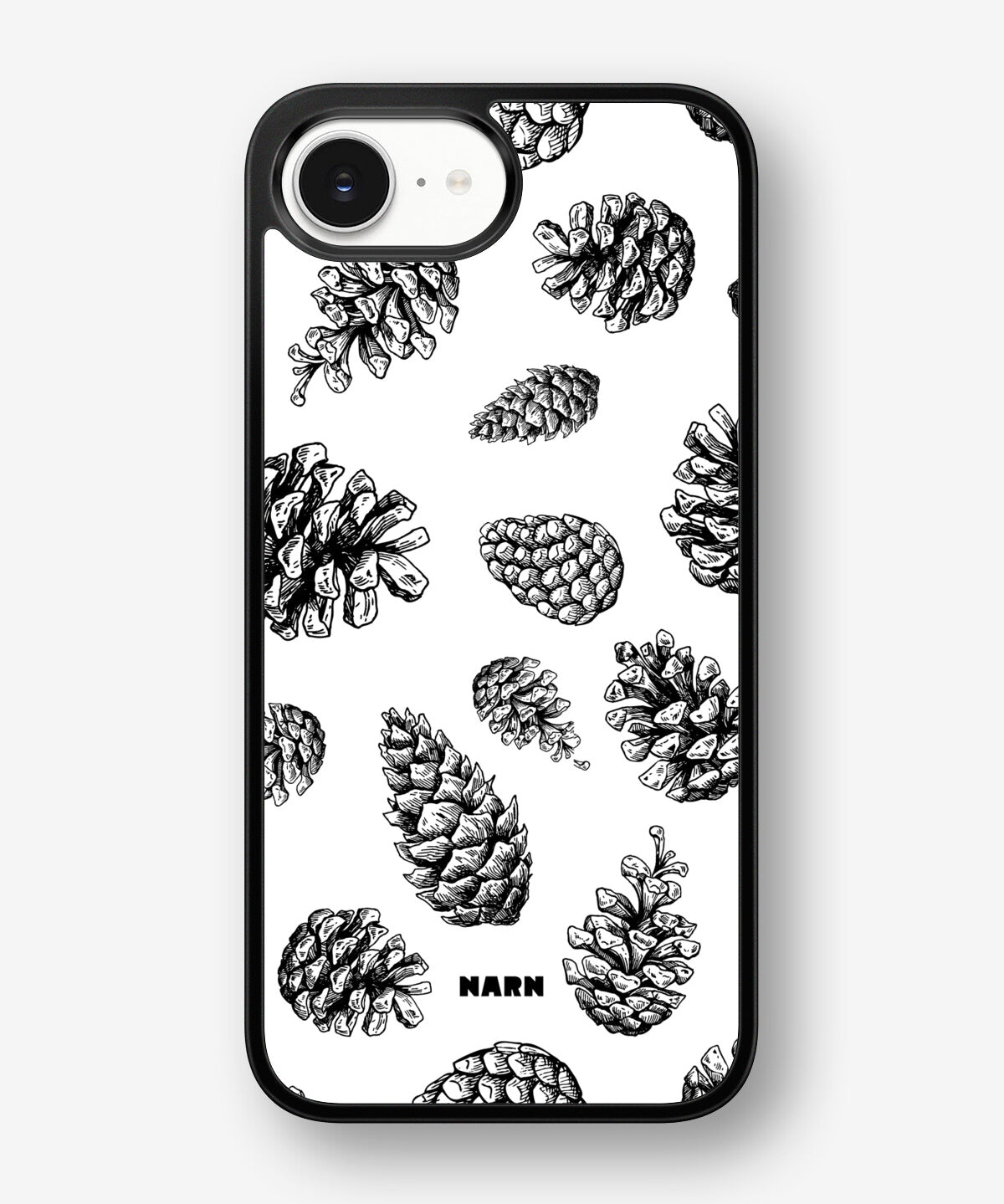 iPhone 16e Hard Case – Pine Cones - View 1