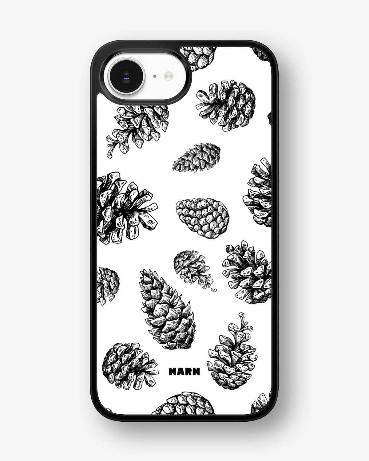 iPhone 16e Hard Case – Pine Cones - View 1