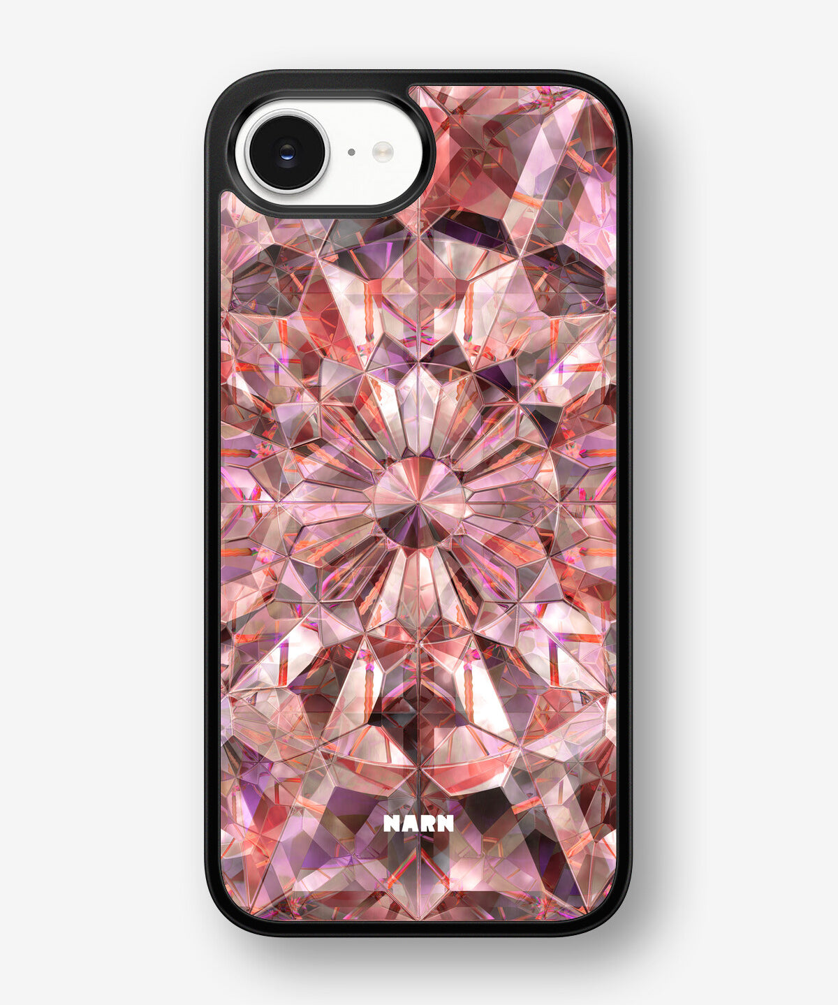 iPhone 16e Hard Case – Pink Crystals - View 1