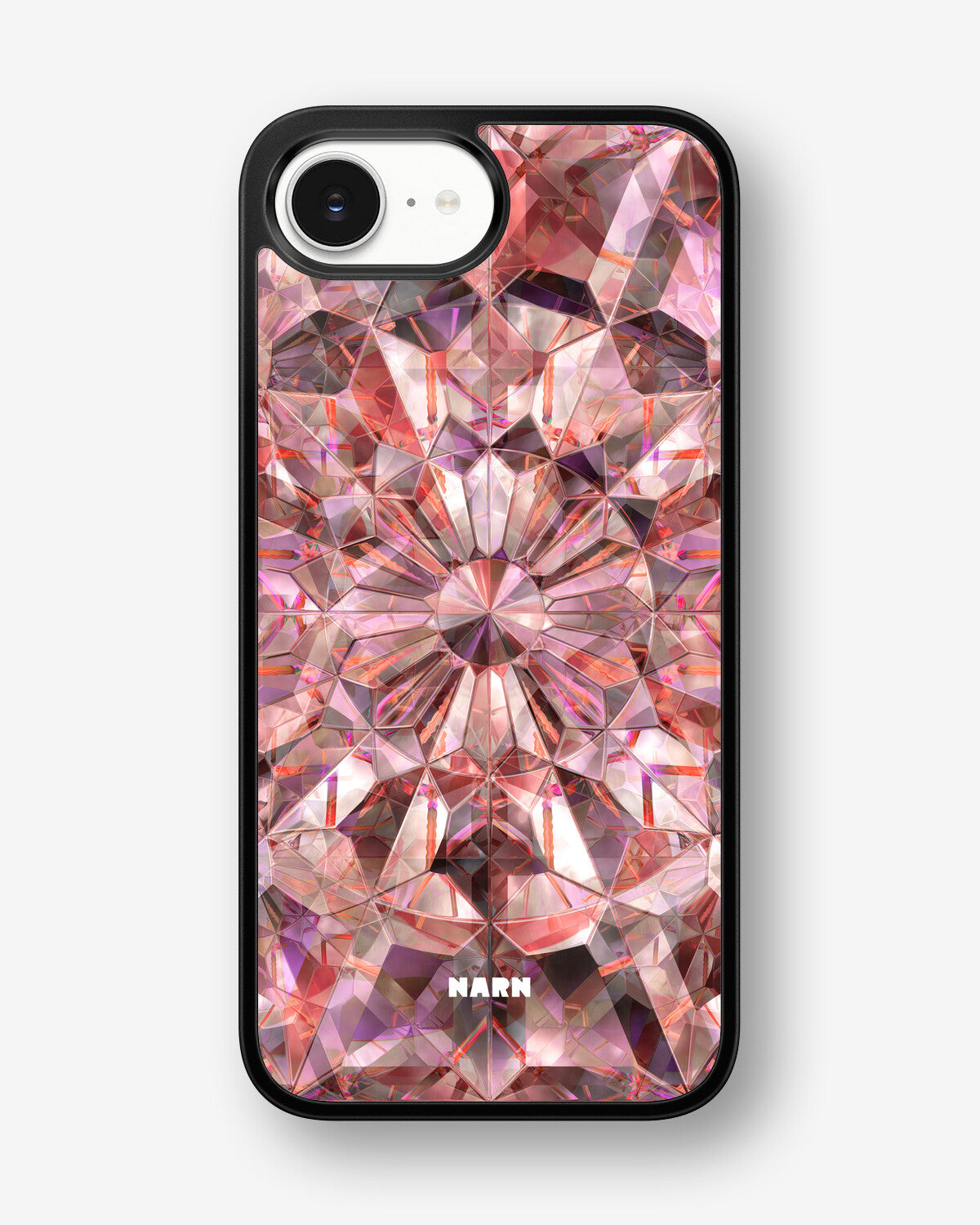 iPhone 16e Hard Case – Pink Crystals - View 1
