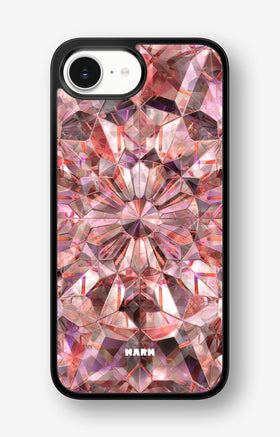 iPhone 16e Hard Case – Pink Crystals - View 1