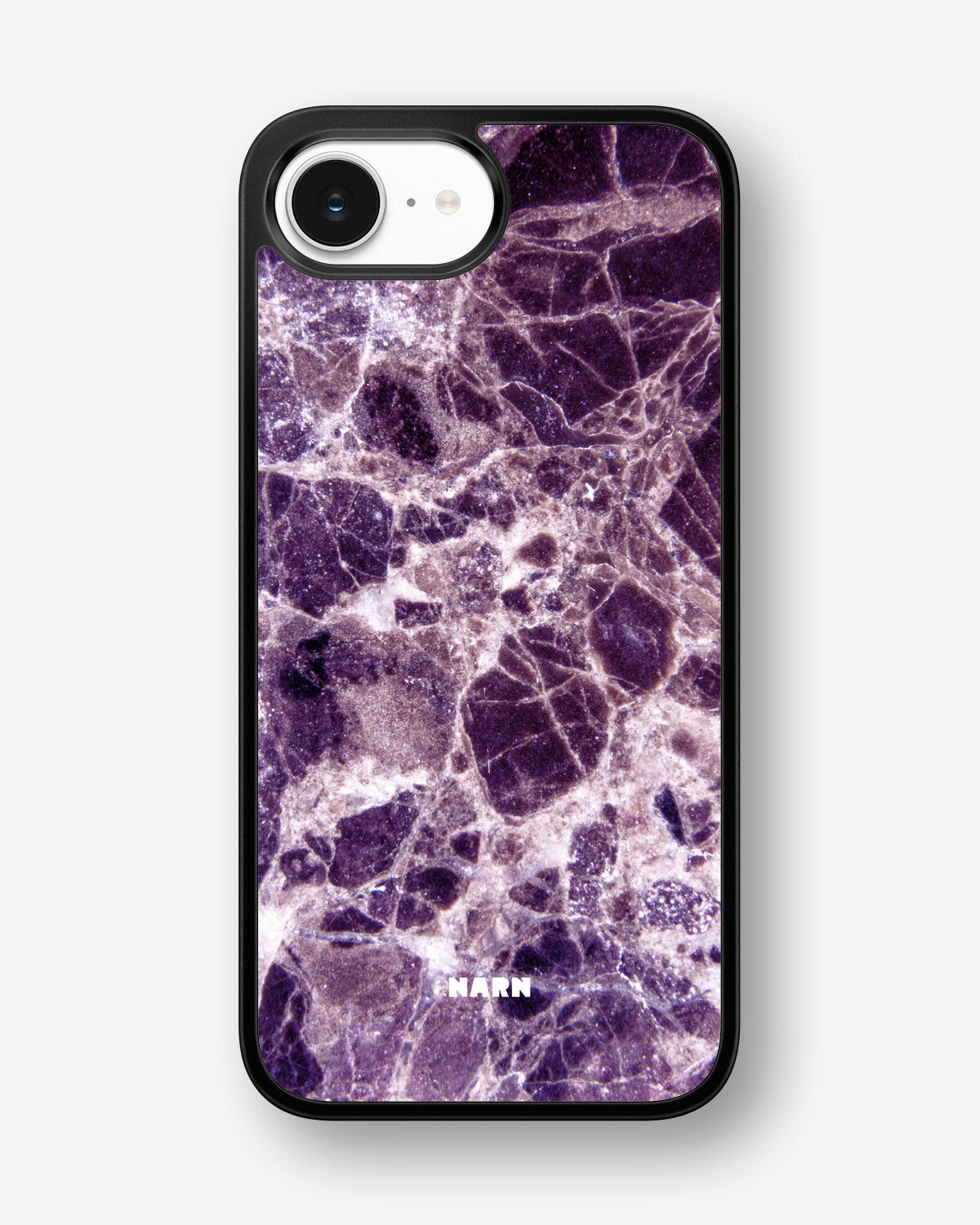 iPhone 16e Hard Case – Purple Marble - View 1