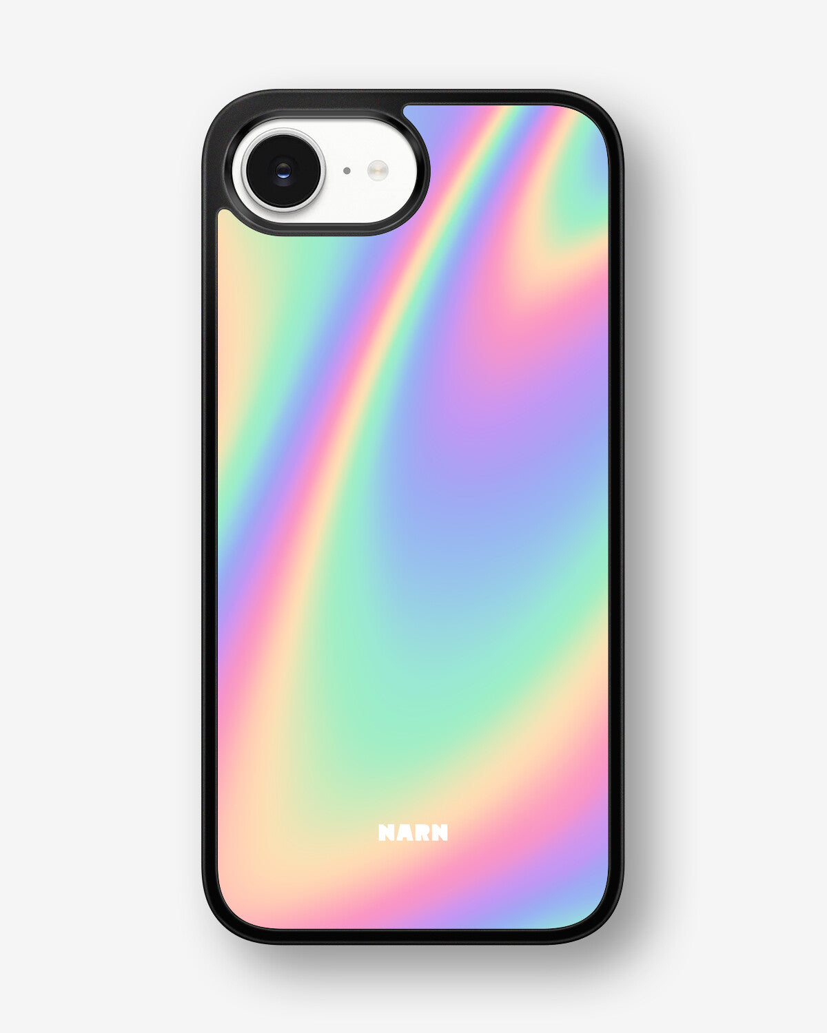 iPhone 16e Hard Case – Rainbow Haze - View 1