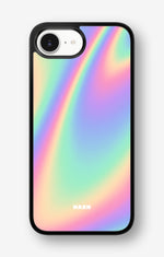iPhone 16e Hard Case – Rainbow Haze - View 1
