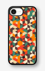 iPhone 16e Hard Case – Retro Geometric - View 1