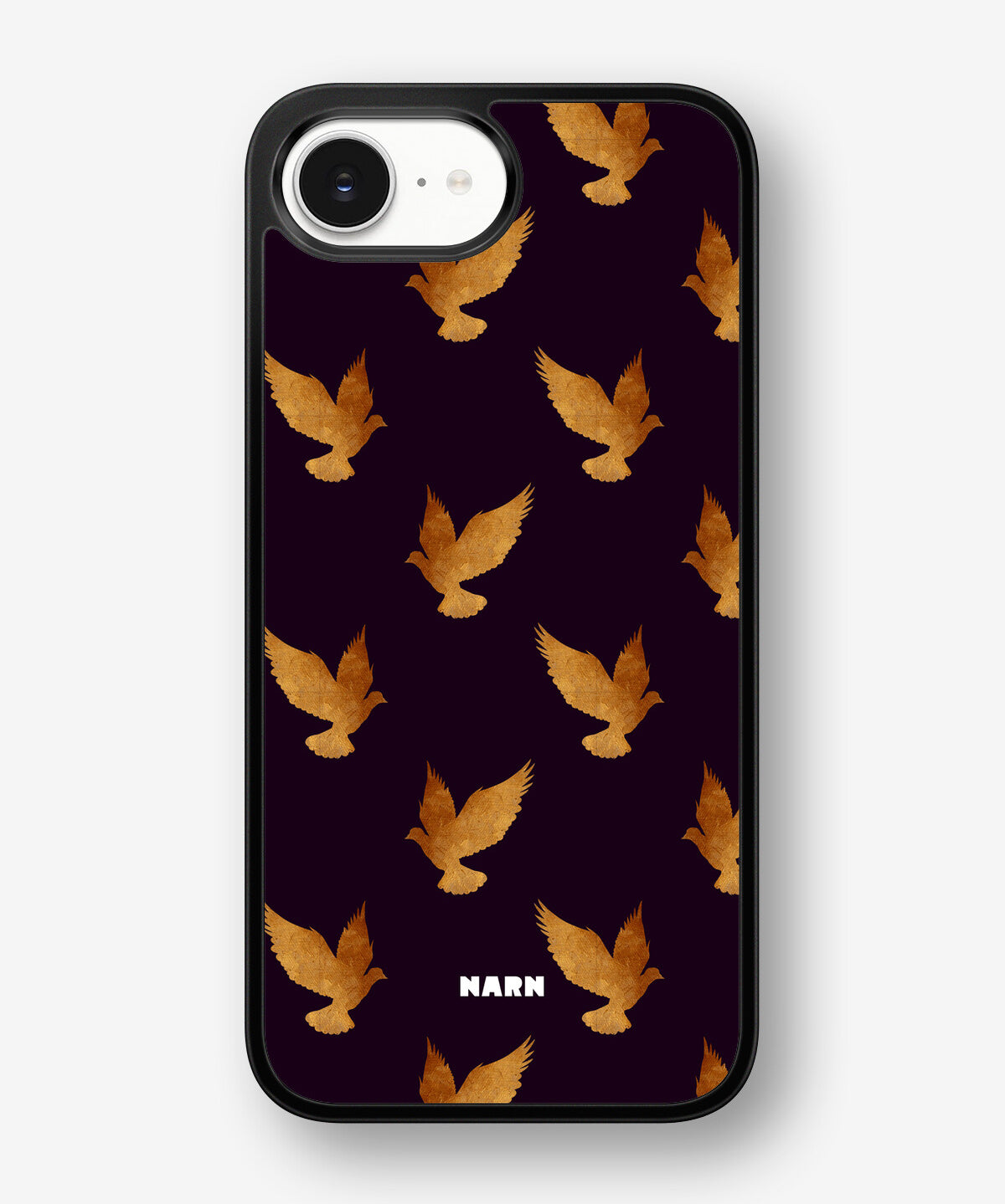 iPhone 16e Hard Case – Royal Doves - View 1