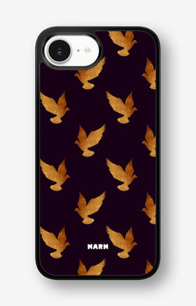 iPhone 16e Hard Case – Royal Doves - View 1