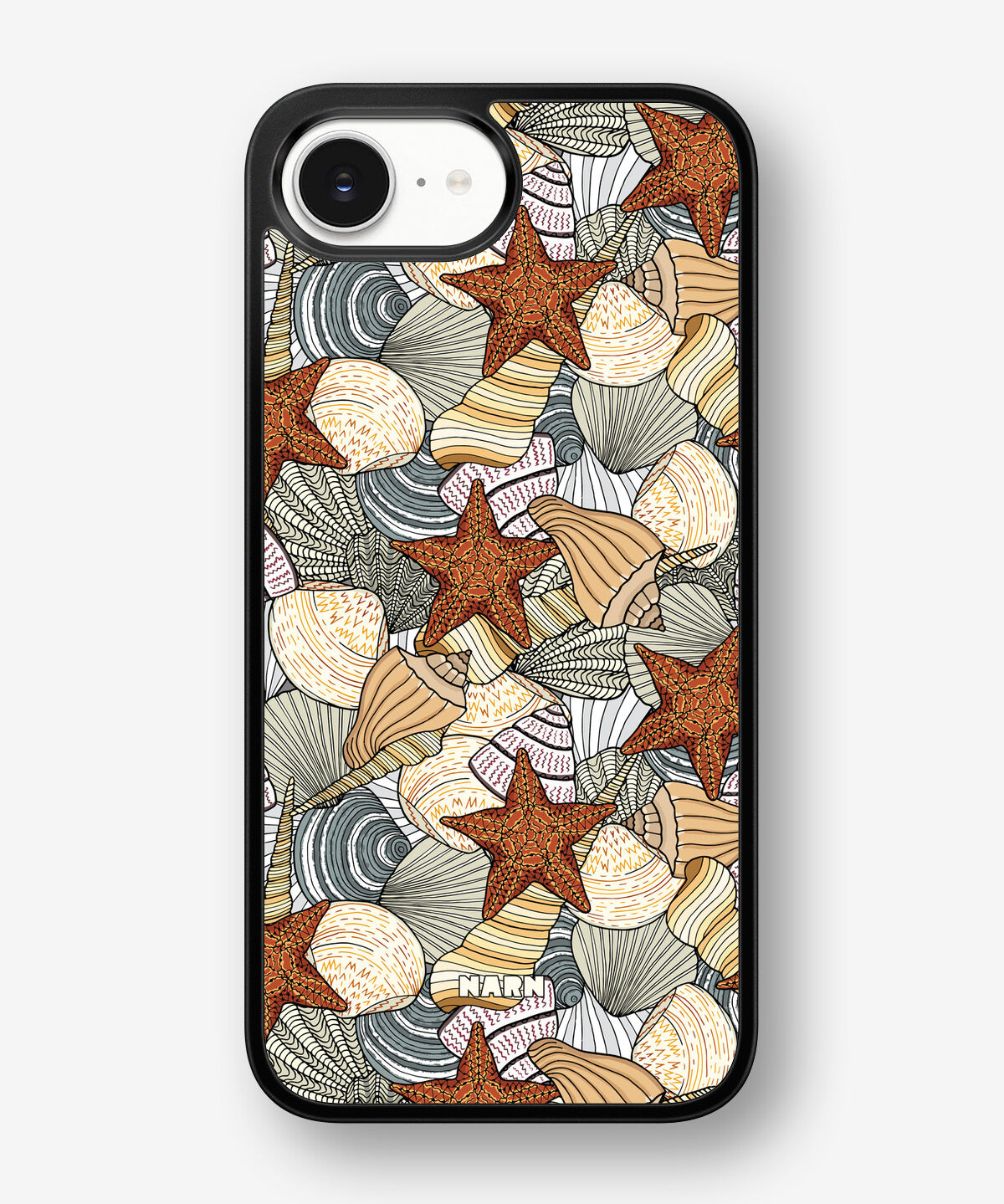 iPhone 16e Hard Case – Sea Shells - View 1