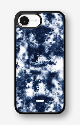 iPhone 16e Hard Case – Tie Dye Blue - View 1
