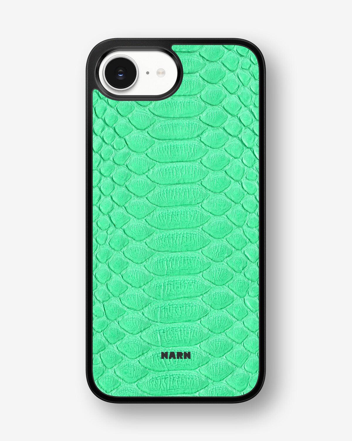 iPhone 16e Hard Case – Turquoise Snake - View 1