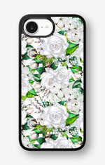 iPhone 16e Hard Case – White Bloom - View 1