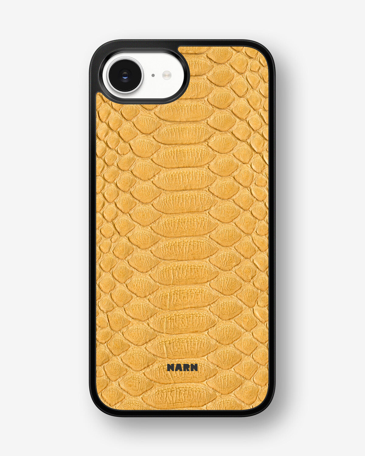 iPhone 16e Hard Case – Yellow Snake - View 1