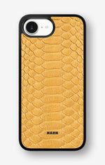 iPhone 16e Hard Case – Yellow Snake - View 1
