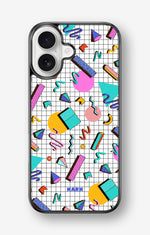 iPhone 17 Hard Case – 80s Memphis - View 1