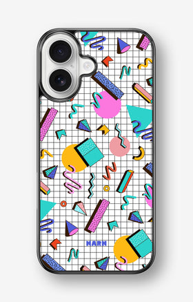 iPhone 17 Hard Case – 80s Memphis - View 1
