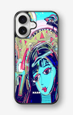 iPhone 17 Hard Case – Abstract Cat - View 1