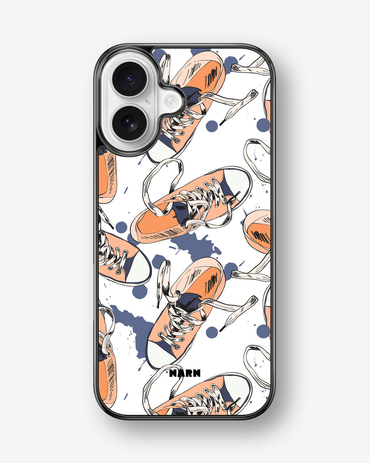 iPhone 17 Hard Case – Apricot Sneakers - View 1