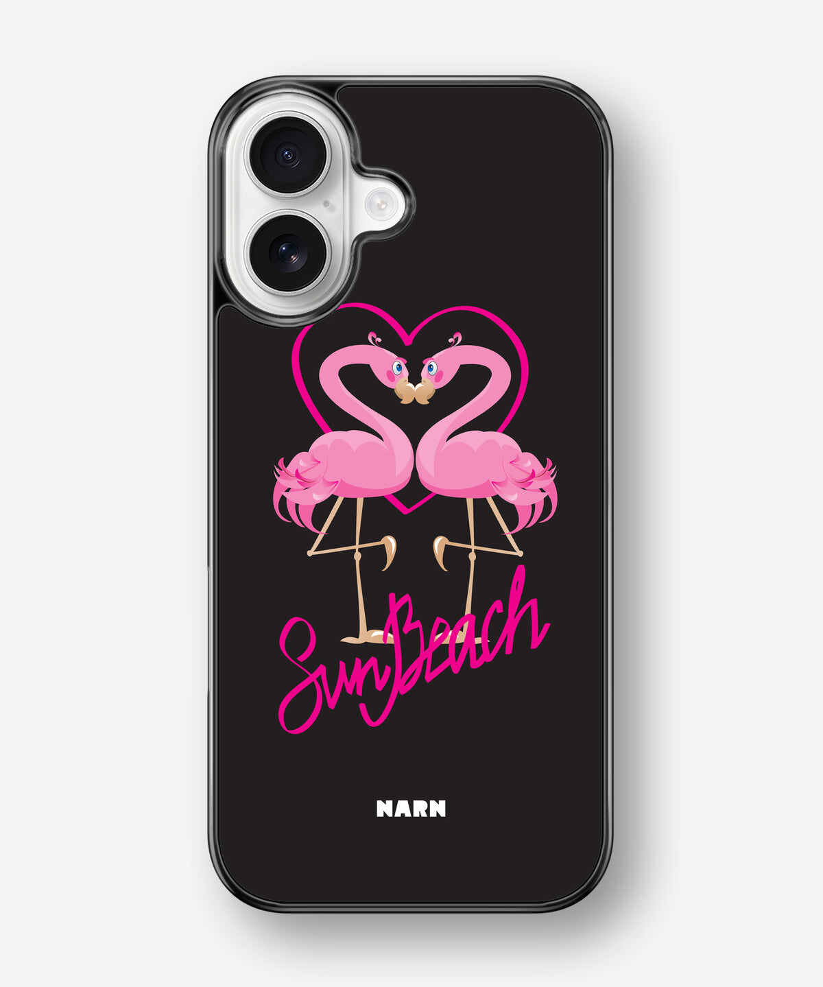 iPhone 17 Hard Case – Beach Flamingo - View 1