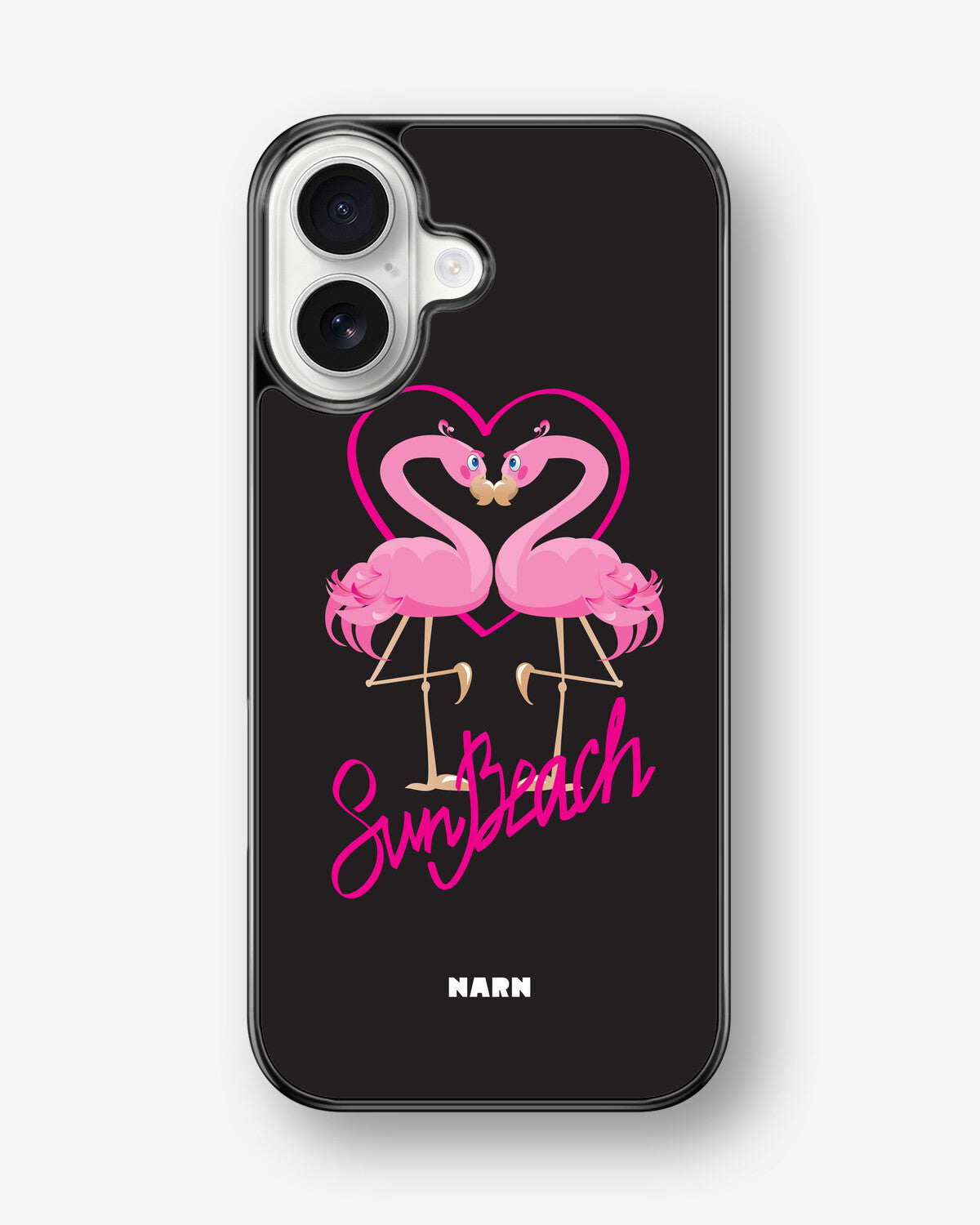 iPhone 17 Hard Case – Beach Flamingo - View 1