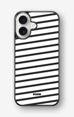 iPhone 17 Hard Case – Black Stripes - View 1