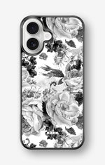 iPhone 17 Hard Case – Black & White Bloom - View 1