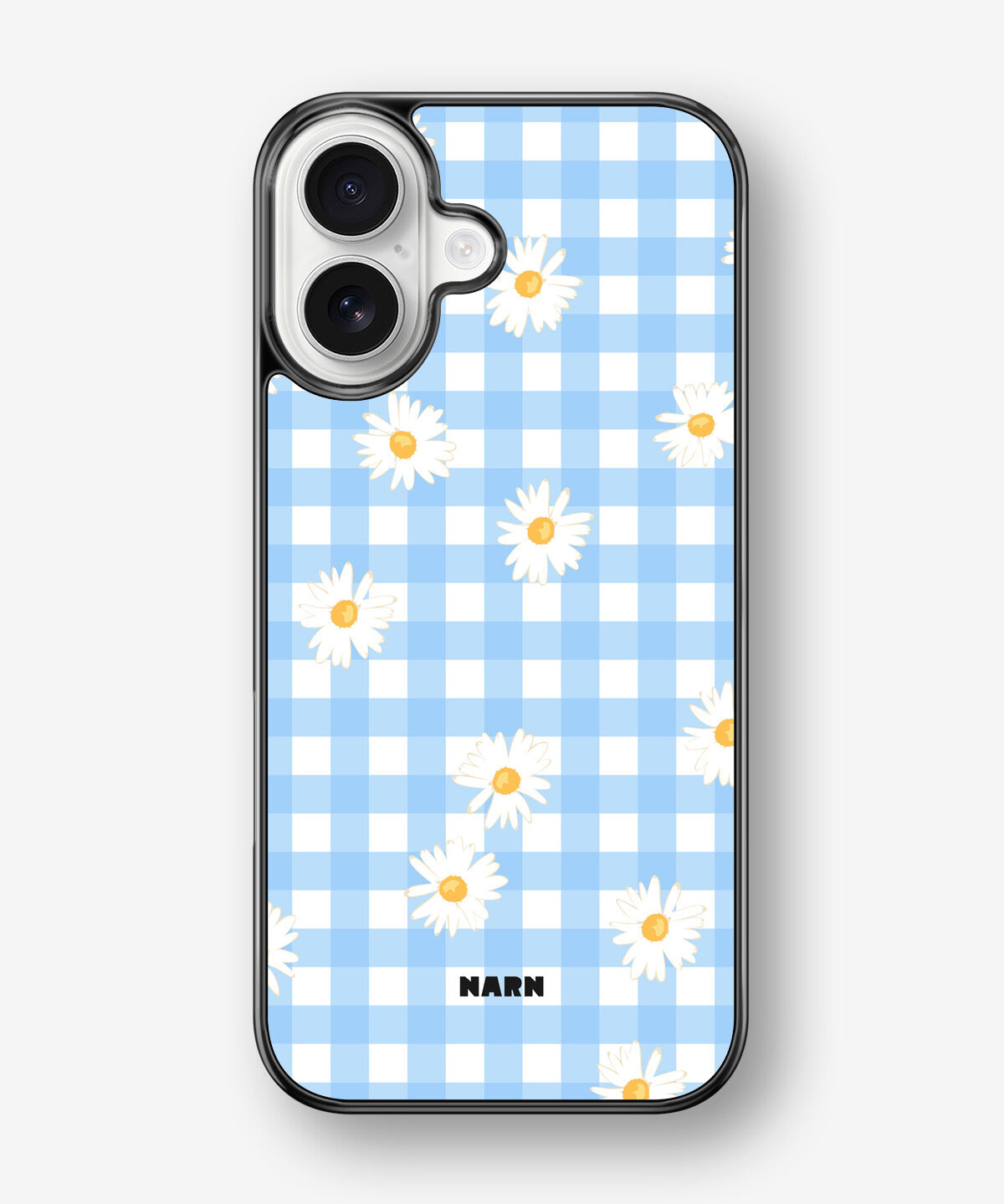 iPhone 17 Hard Case – Blue Daisies - View 1