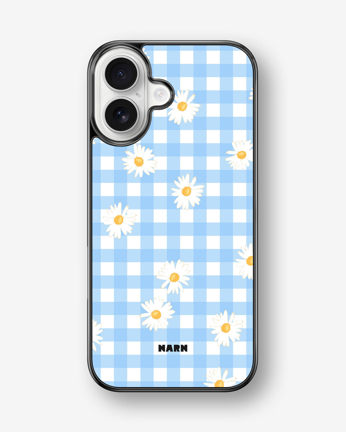 iPhone 17 Hard Case – Blue Daisies - View 1